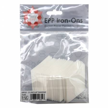 1 1/2in Diamond EPP Iron-on x 100