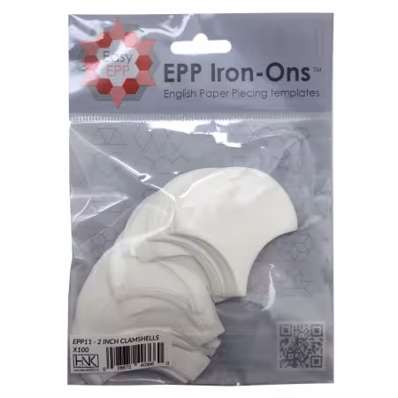 2in Clamshell EPP Iron-ons x 100