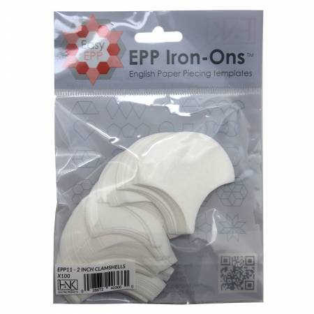 2in Clamshell EPP Iron-ons x 100