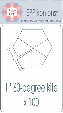 1in 60-degree Kite EPP Iron-On x 100