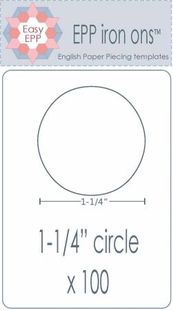 1-1/4in Circle EPP Iron-On x 100