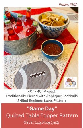 Game Day Quilted Table Topper Pattern