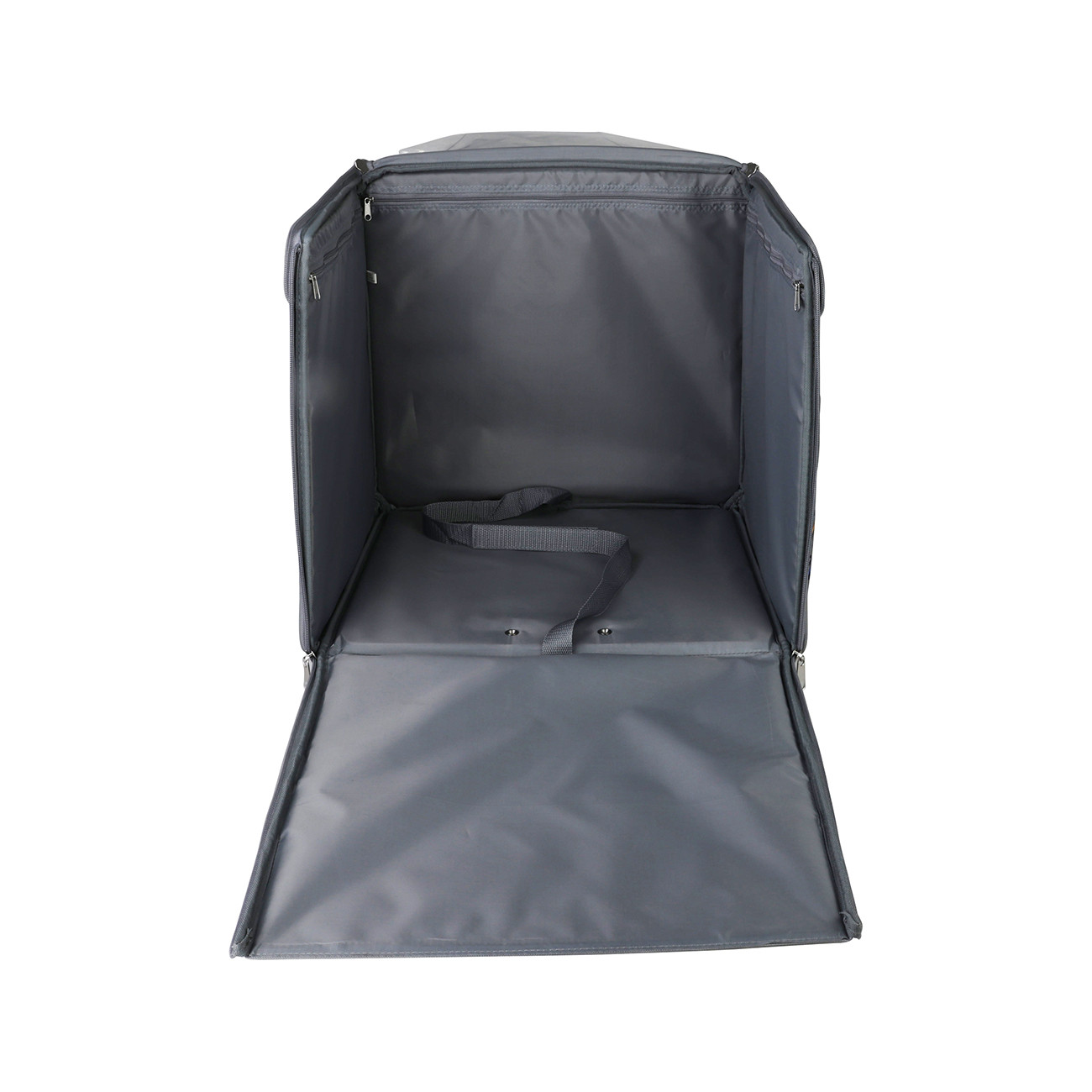 Rolling Serger Case Blue Grey Floral