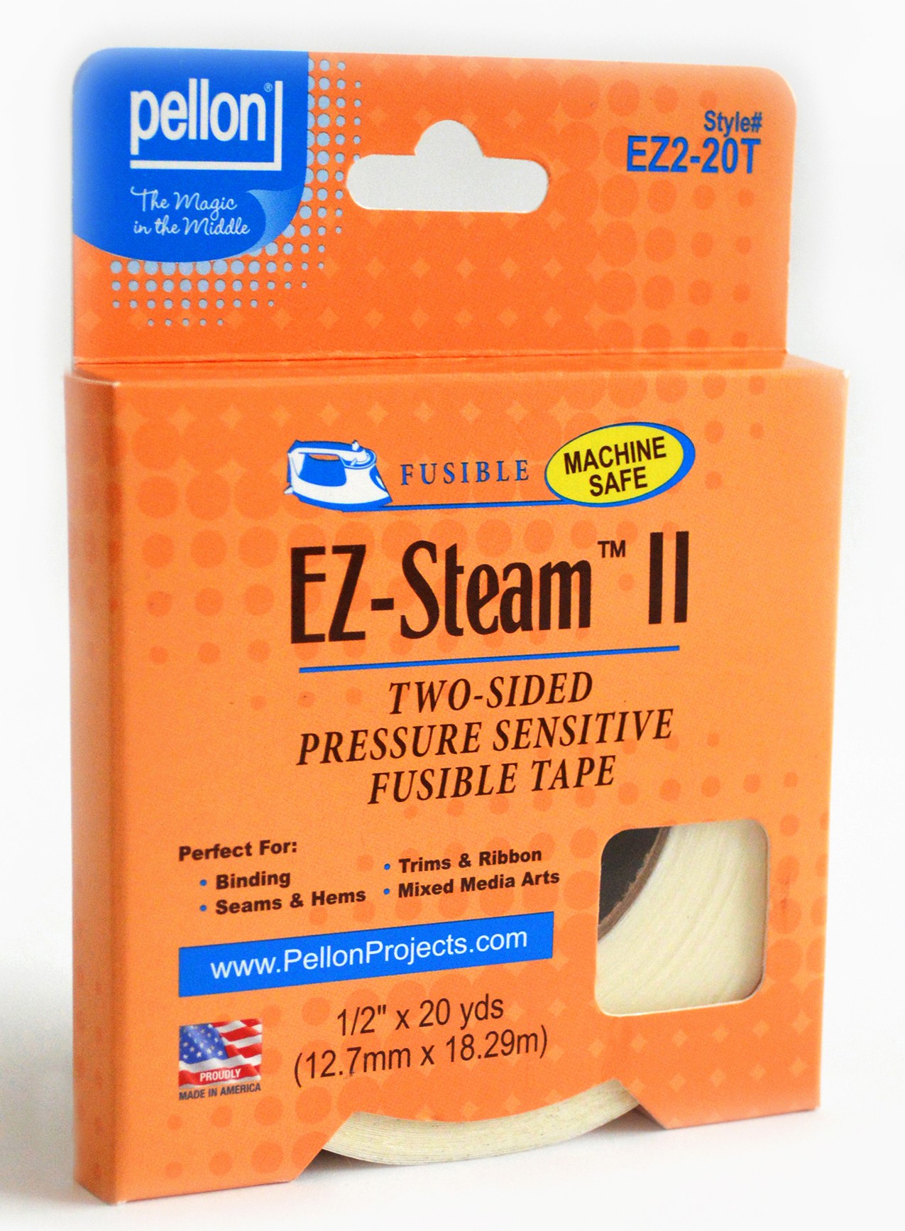Pellon ez steam ii 1 2in x 20yds