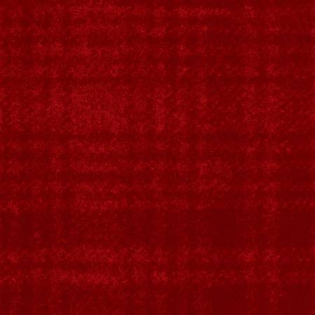 Dark Red Windowpane Woolies Flannel