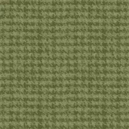 Light Green Houndstooth Woolies Flannel