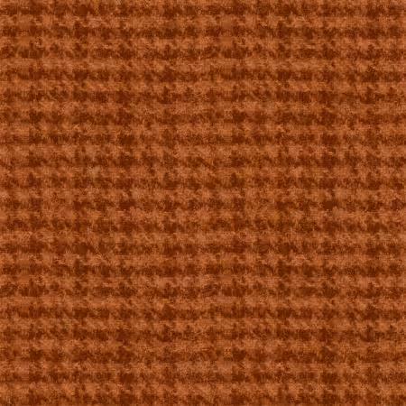 Orange Houndstooth Woolies Flannel