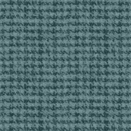 Teal Houndstooth Woolies Flannel