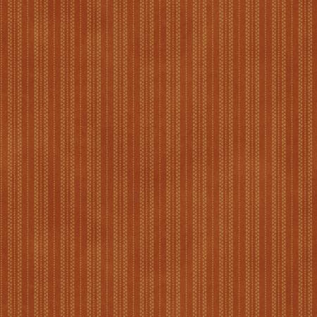 Orange Ticking Stripe Flannel