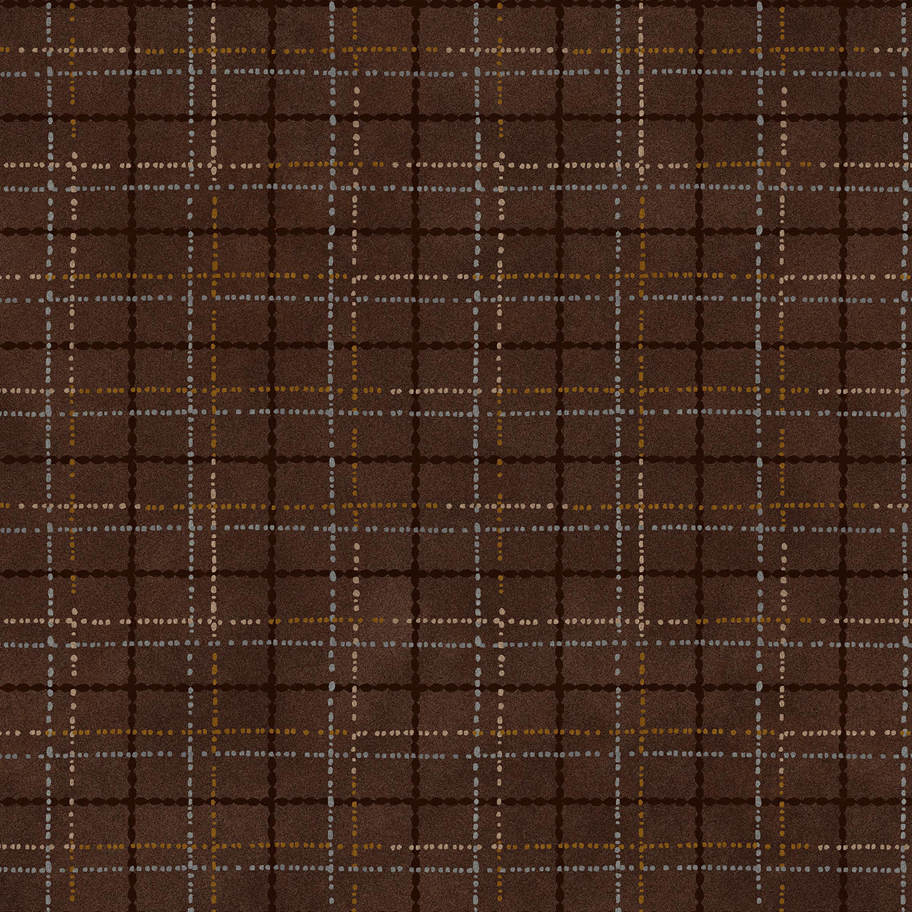 Brown Burly Plaid Flannel