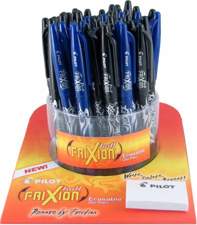 Frixion Ball Blue & Black Fine Point 0.7mm 48ct Tub Display