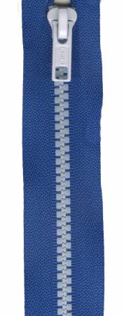 Zip Team Spirit Poly Seperating 26in Royal/White