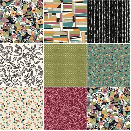 2-1/2in Strips Farah Flowers, 40pcs/bundle