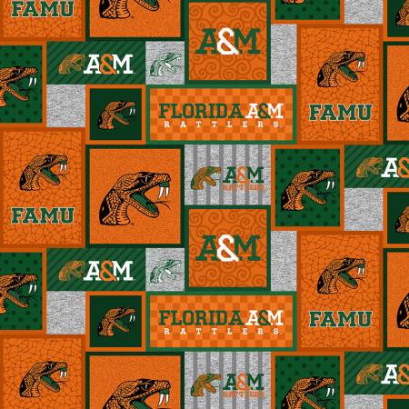 NCAA-Florida A&M Rattlers College Patch Fleece