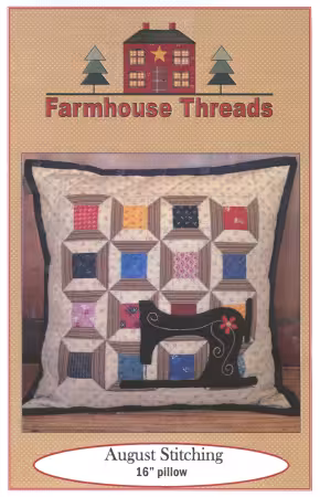 August Stitching Pillow