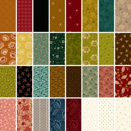 Fat Quarter, Quiet Grace 32pcs, 4 bundles/pack