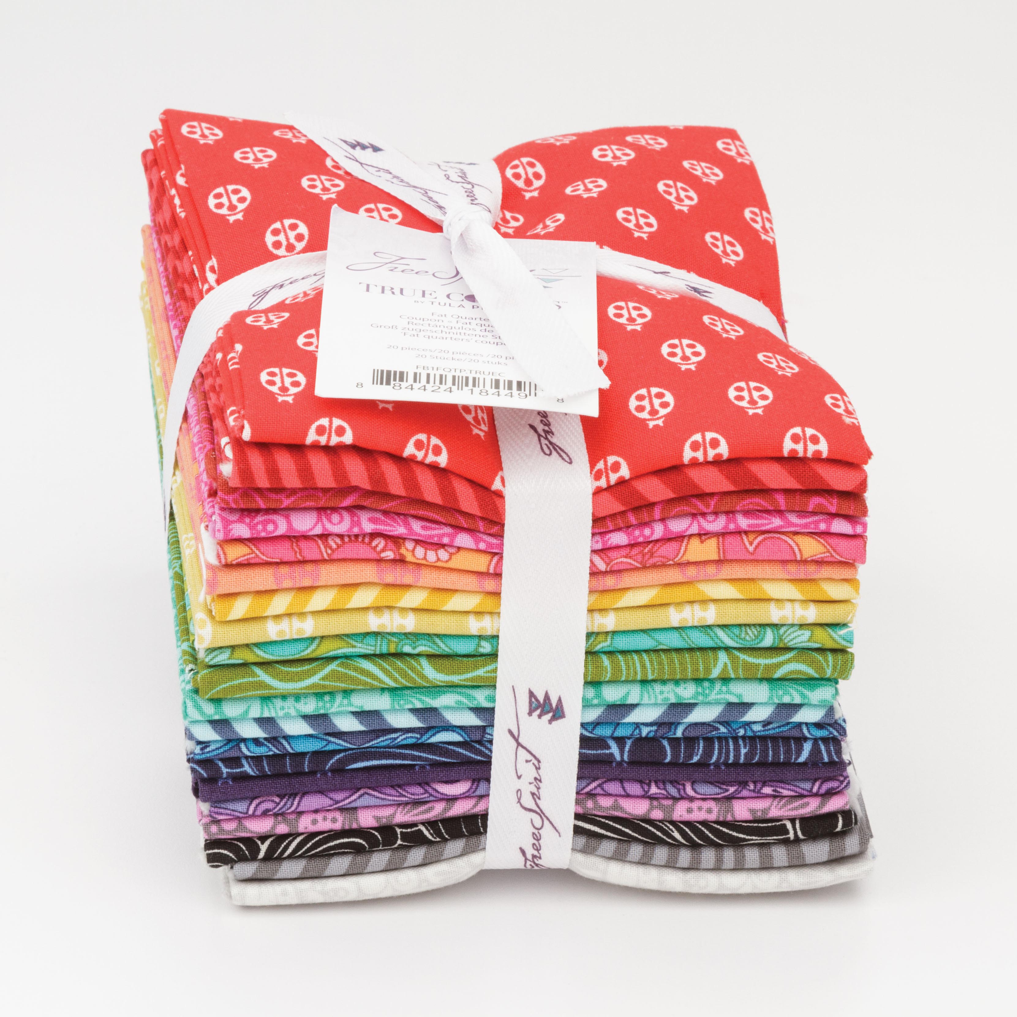 Fat Quarter True Colors Tula Pink 20pcs/bundle By Tula Pink