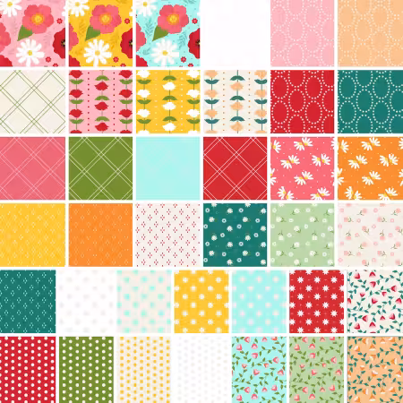 5in Squares, The Bright Side, 42pcs, 6 bundles/pack