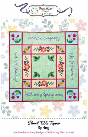 Spring Floral Table Topper