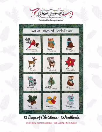 Twelve days of Christmas Woodlands