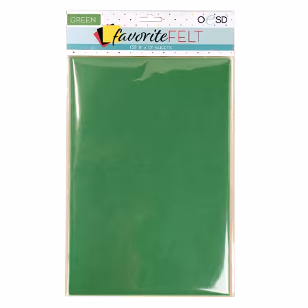 OESD Favorite Felt Green 2pk
