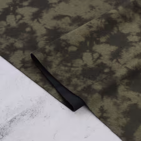 Tie Dye Tonal Olive Faux Fur 5yd