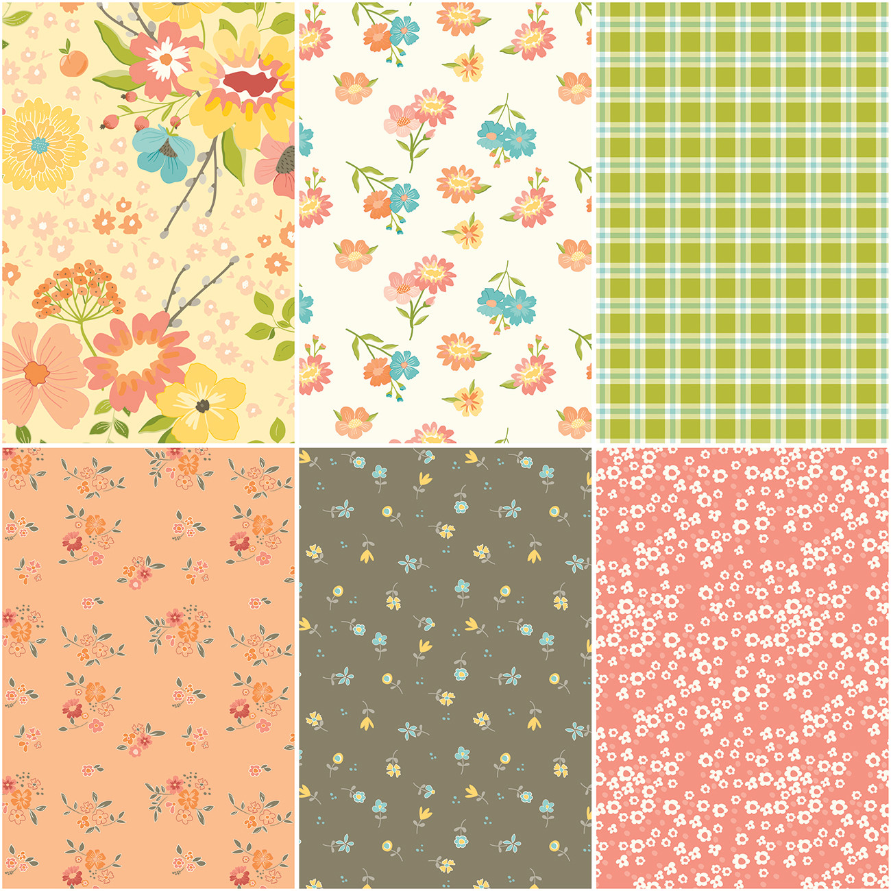 Spring's in Town 25 Yard Flat Fold Bundle By Gervais, Sandy