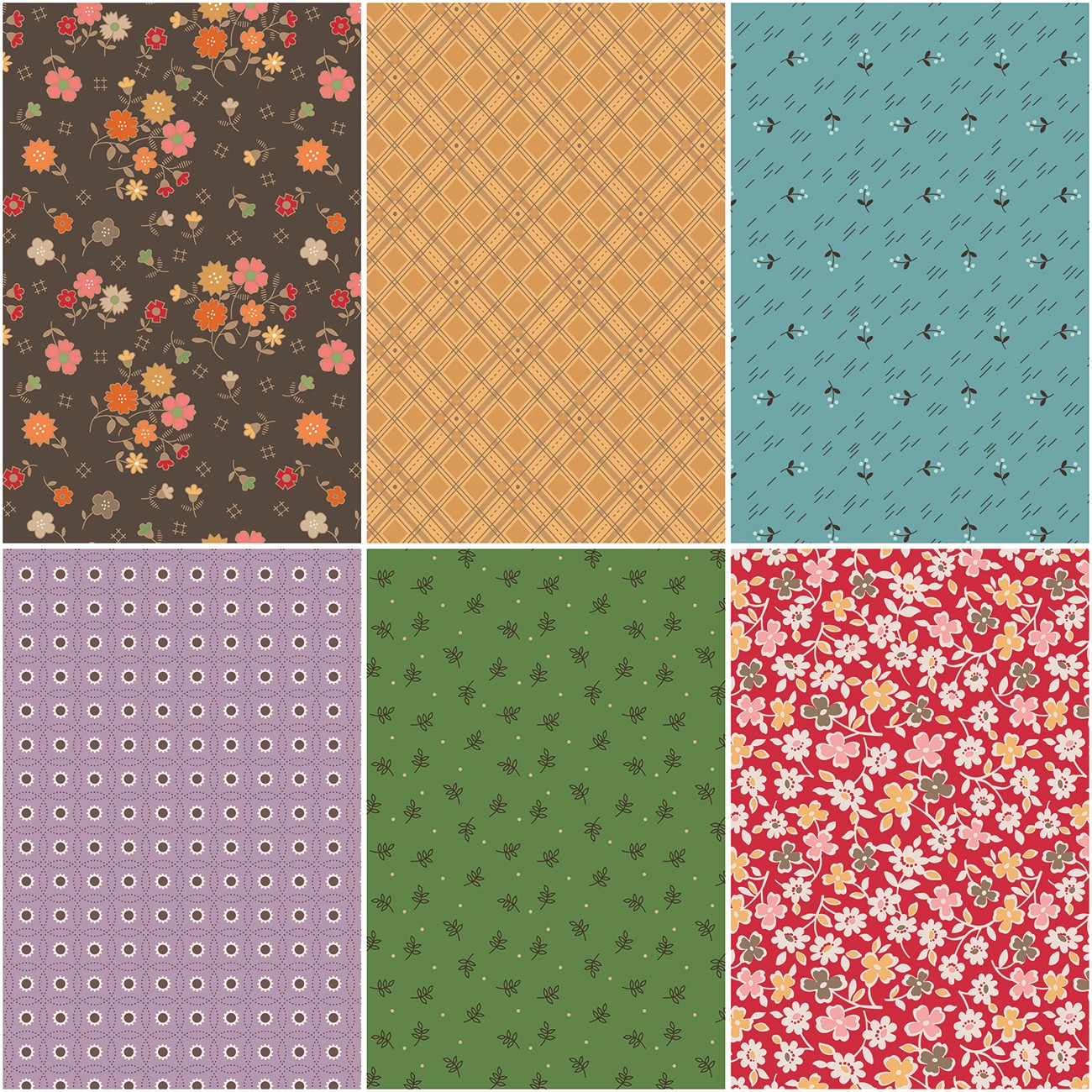 Autumn 25 Yard Flat Fold Bundle By Holt, Lori