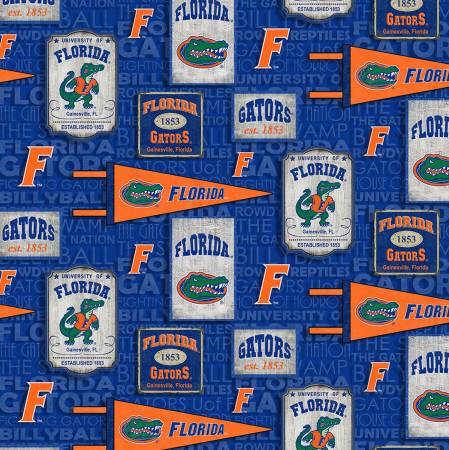 NCAA-Florida Gators Vintage Pennant Cotton