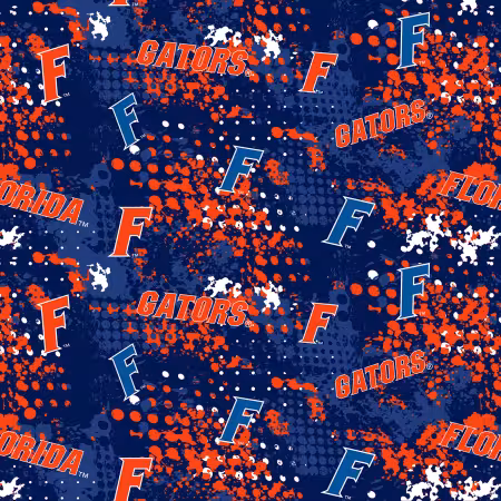 NCAA-Florida Splatter Cotton