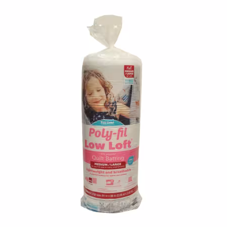 Batting Poly-Fil Low-Loft 81in x 96in