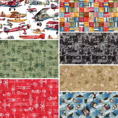 Assortment First In Flight, 7pcs x 12yds