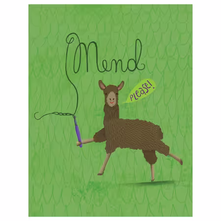 Notecard Llama Mend