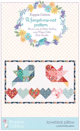 Pillow Pattern Lovebirds