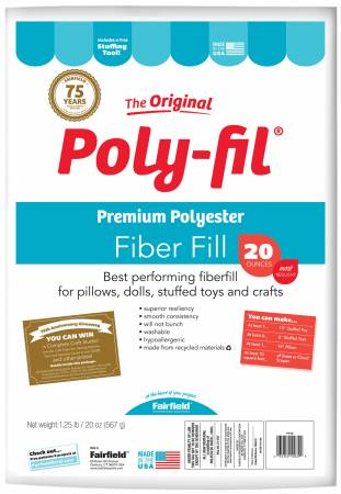 Fairfield Poly-Fil Poly-Pellets Bag, 2 Lb.