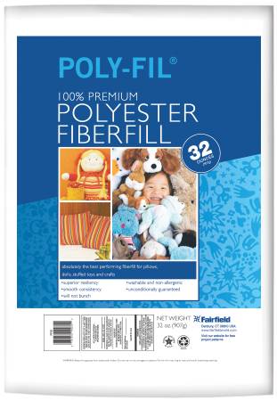 Poly-Fil Stuffing 32oz 12ct