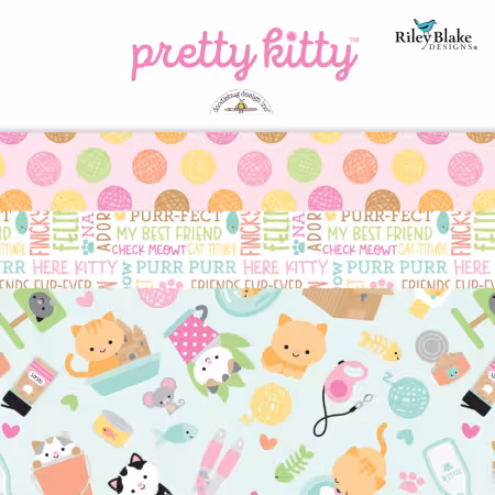 Pretty Kitty™ Fat Quarter Bundle, 18pcs/bundle