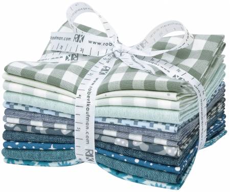 Fat Quarter Paintbox Winter, 12pcs/bundle
