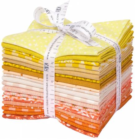 Fat Quarter Paintbox Sunshine, 21pcs/bundle