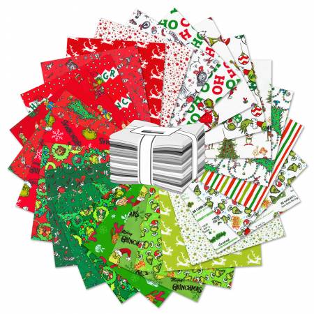 Fat Quarter Bundles How the Grinch Stole Christmas 25pcs