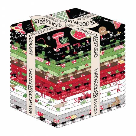 Fat Quarter Kimberbell Christmas Jingle & Whisk, 21pcs/bundle