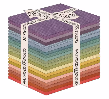 Fat Quarter, Woolies Flannel Sorbetto 2, 20pcs/bundle