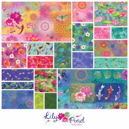 Fat Quarter Lily Pond, 20pcs, 2 bundles/pack