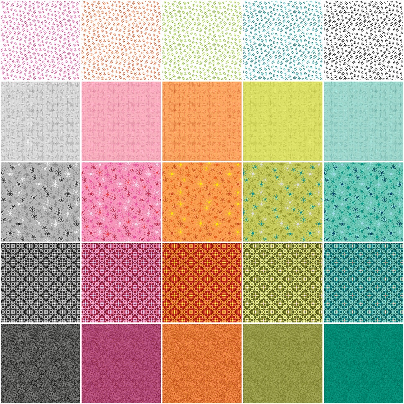 Fat Quarter bundle, Stitchy, 25pcs/bundle By Watson, Christa