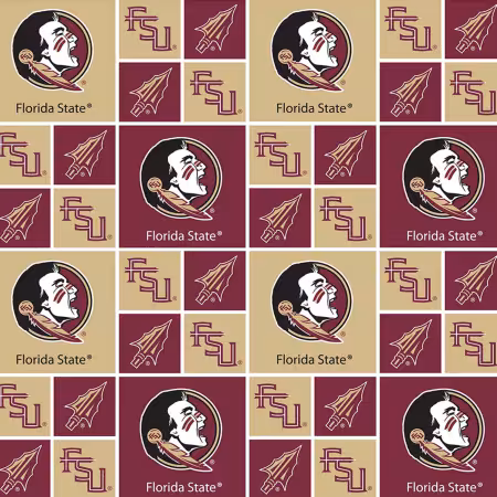 Red Florida State University All Over Flat