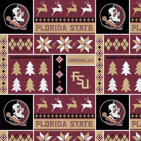 NCAA Florida State Ugly Sweater Fleece
