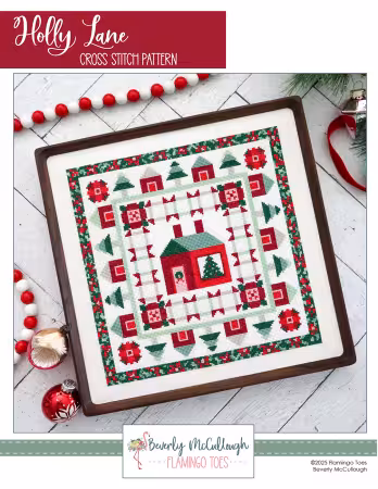 Holly Lane Cross Stitch Pattern