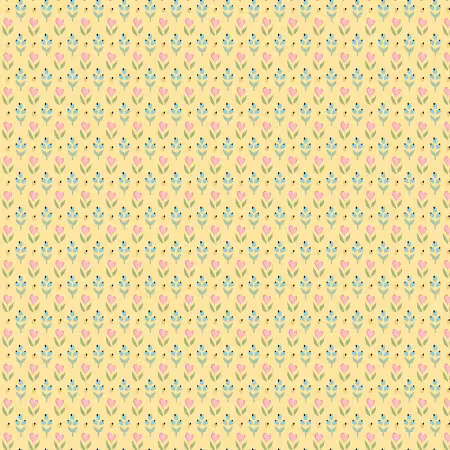 Yellow Hearts & Berries