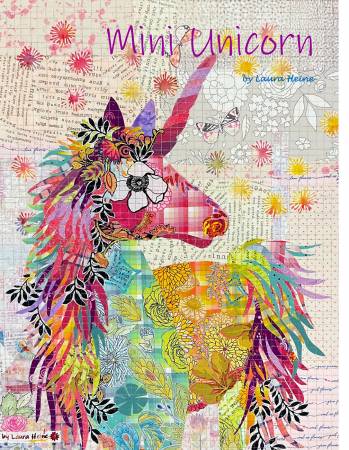 Mini Unicorn Collage Pattern by Laura Heine
