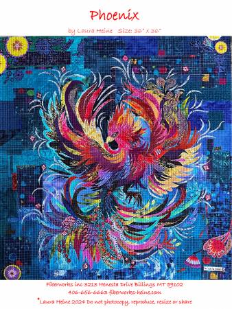 Phoenix Collage Pattern by Laura Heine